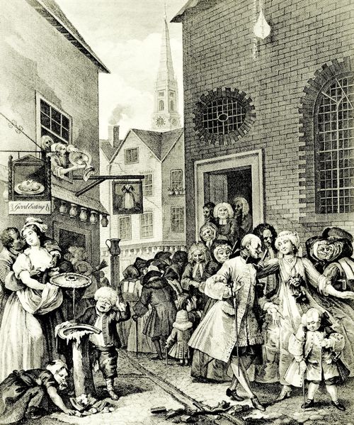 Hogarth, William: Folge »Die vier Tageszeiten«, Mittag