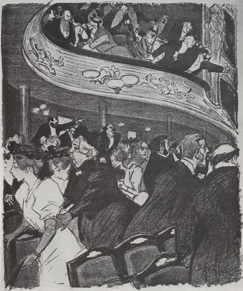 Steinlen, Theophile Alexandre: Gil Blas, Titel nicht zuzuordnen