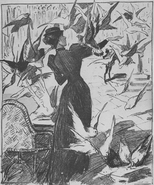 Steinlen, Theophile Alexandre: Gil Blas, Titel nicht zuzuordnen