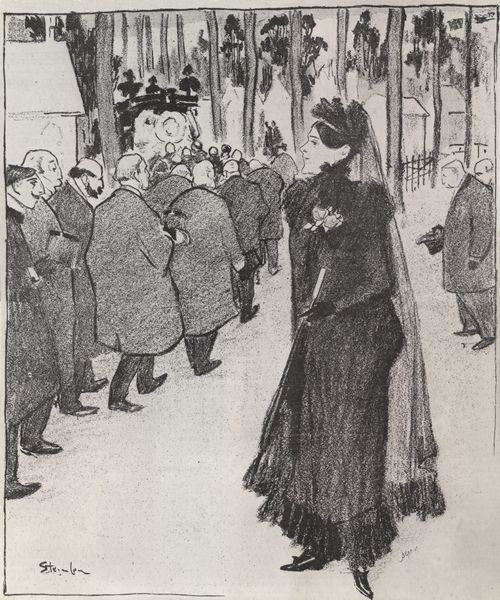 Steinlen, Theophile Alexandre: Gil Blas, Titel nicht zuzuordnen