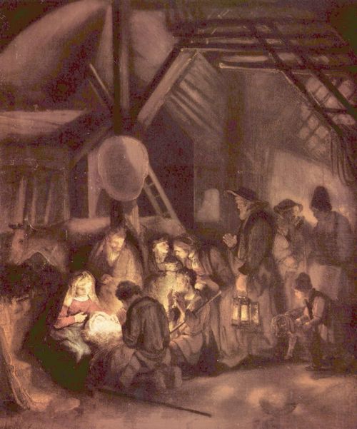 Rembrandt Harmensz. van Rijn: Anbetung der Hirten