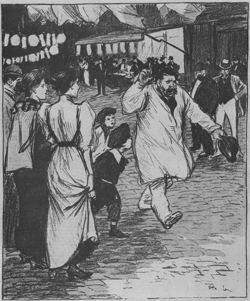 Steinlen, Theophile Alexandre: Gil Blas, Titel nicht zuzuordnen