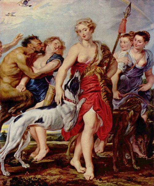 Rubens, Peter Paul: Diana mit Nymphen, beim Aufbruch zur Jagd