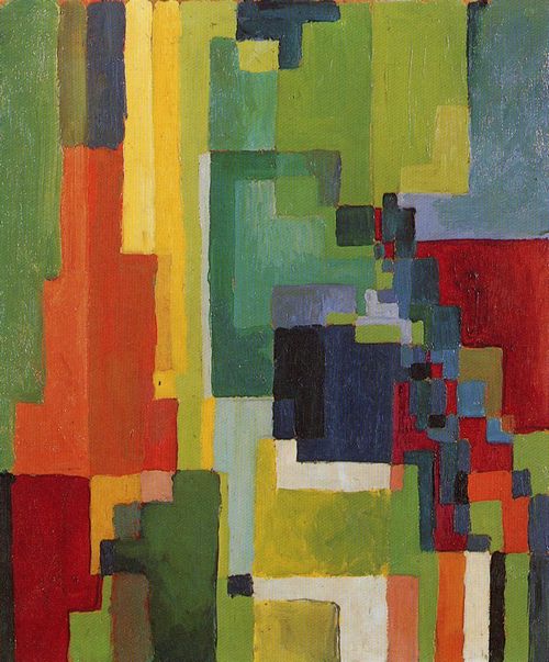 Macke, August: Farbige Formen (II)