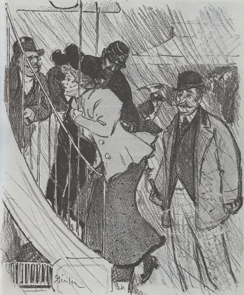 Steinlen, Theophile Alexandre: Gil Blas, Titel nicht zuzuordnen