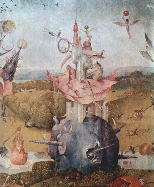 Bosch, Hieronymus: Der Garten der L�ste, Mitteltafel: Der Garten der L�ste, Detail