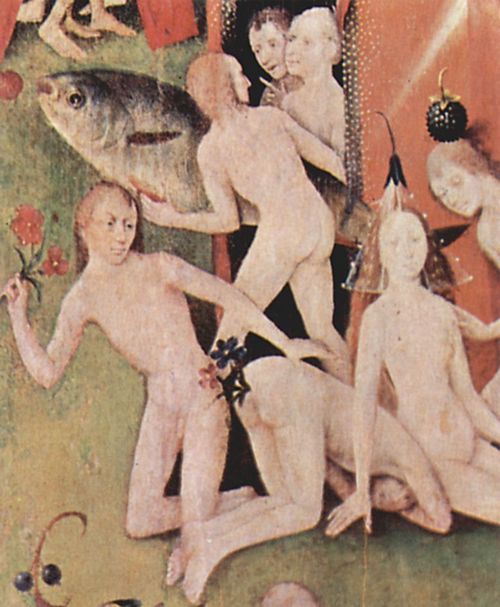 Bosch, Hieronymus: Der Garten der L�ste, Mitteltafel: Der Garten der L�ste, Detail