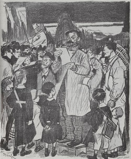 Steinlen, Theophile Alexandre: Gil Blas, Titel nicht zuzuordnen