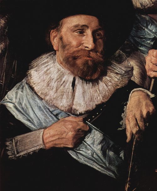 Hals, Frans: Die Kompanie des Reynier Real, Detail: Kopf eines Sch�tzen