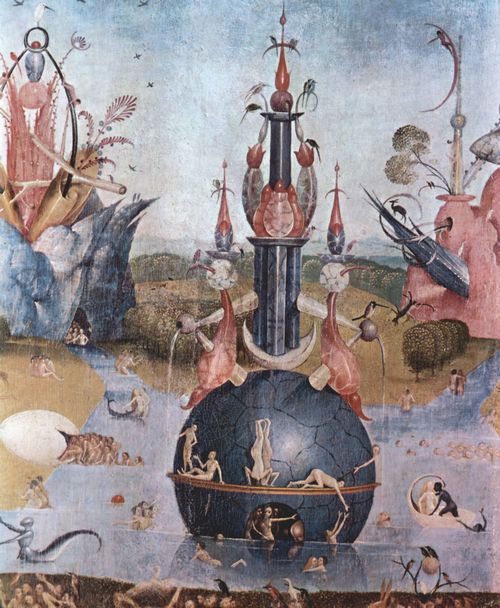 Bosch, Hieronymus: Der Garten der L�ste, Mitteltafel: Der Garten der L�ste, Detail