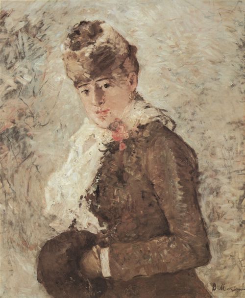 Morisot, Berthe: Winter (Frau mit Muff)