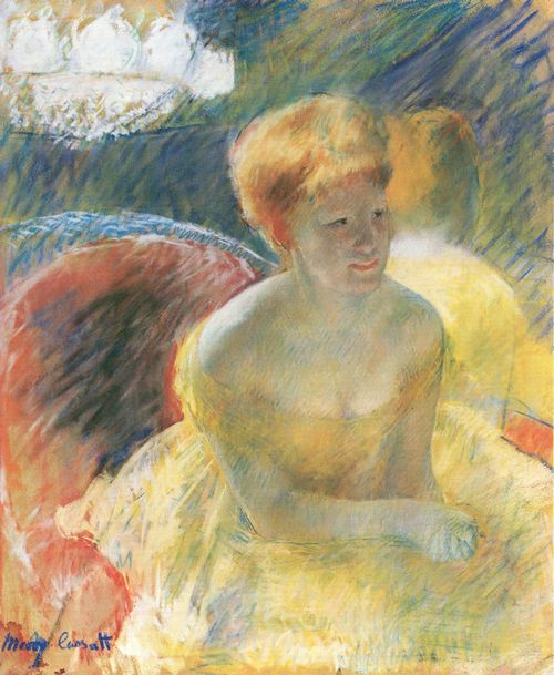 Cassatt, Mary: Lydia, die Arme aufgest�tzt, in der Theaterloge