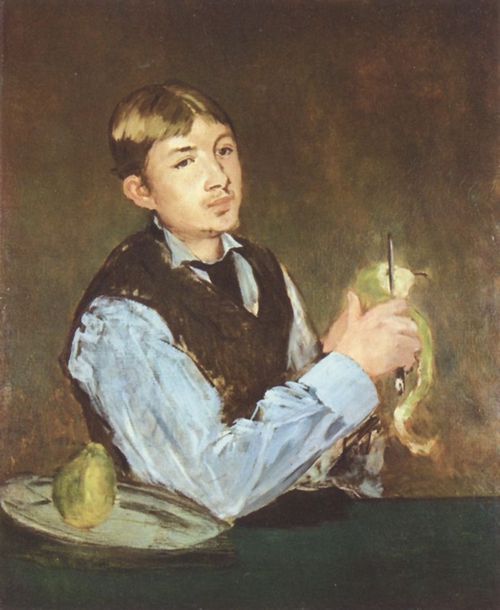 Manet, Edouard: Birnensch�ler (Portr�t des L�on Leenhoff)
