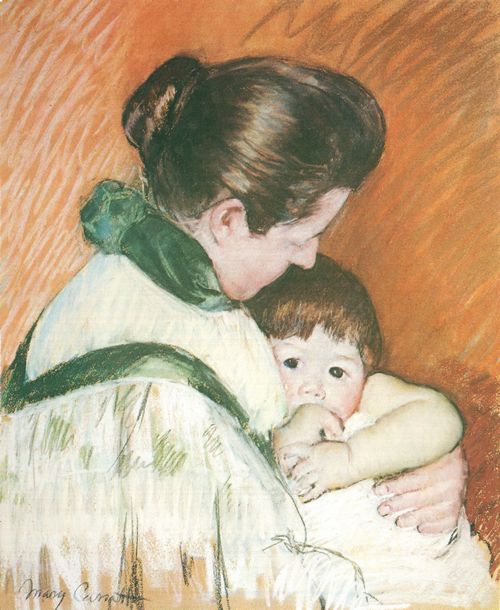 Cassatt, Mary: M�der Thomas, Daumen lutschend