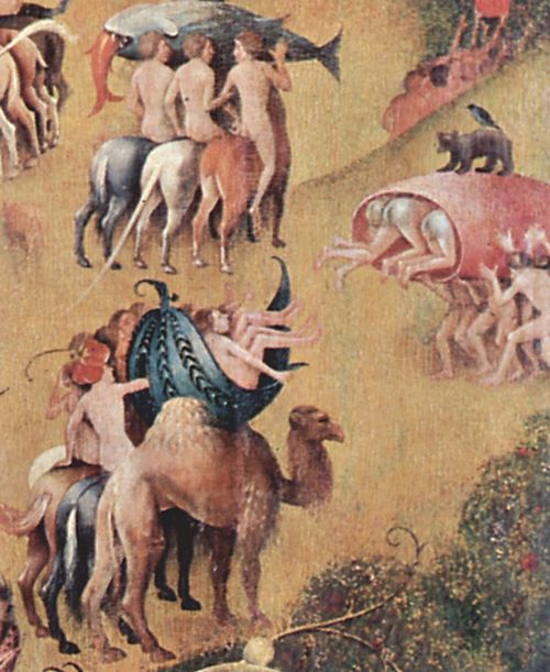 Bosch, Hieronymus: Der Garten der L�ste, Mitteltafel: Der Garten der L�ste, Detail