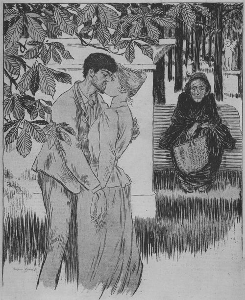 Steinlen, Theophile Alexandre: Gil Blas, Titel nicht zuzuordnen
