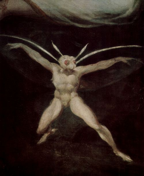 F�ssli, Johann Heinrich: Die Elfenk�nigin Titania und Zettel, der Weber mit Eselskopf, Detail: Elfe