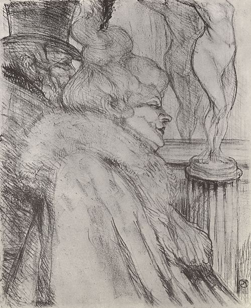 Toulouse-Lautrec, Henri de: Beim Verlassen des Theaters