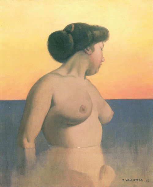 Vallotton, F�lix: Badende im Wasser