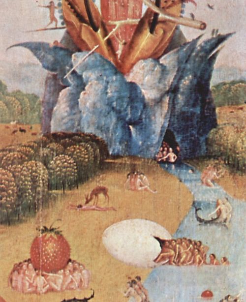 Bosch, Hieronymus: Der Garten der L�ste, Mitteltafel: Der Garten der L�ste, Detail
