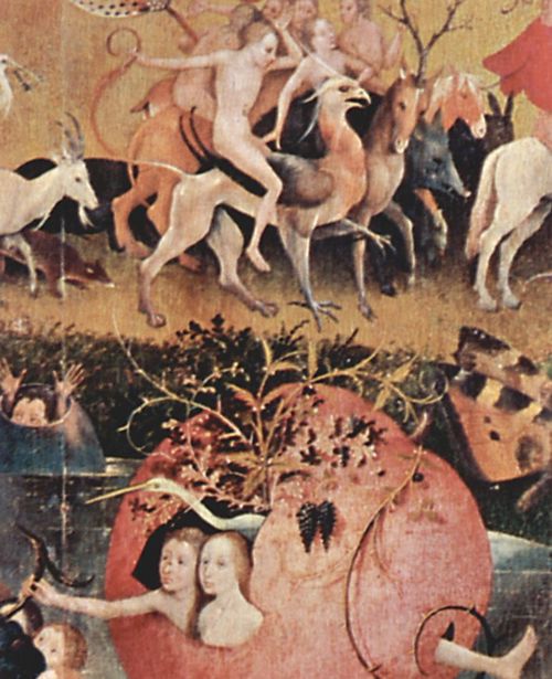 Bosch, Hieronymus: Der Garten der L�ste, Mitteltafel: Der Garten der L�ste, Detail