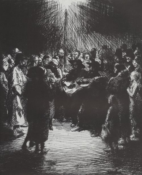 Steinlen, Theophile Alexandre: N�chtlicher Gesang
