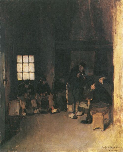 Liebermann, Max: In der Lotsenstube
