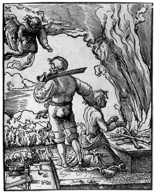 Altdorfer, Albrecht: Abraham opfert Isaak