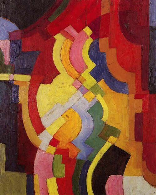 Macke, August: Farbige Formen (III)