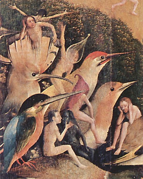 Bosch, Hieronymus: Der Garten der L�ste, Mitteltafel: Der Garten der L�ste, Detail