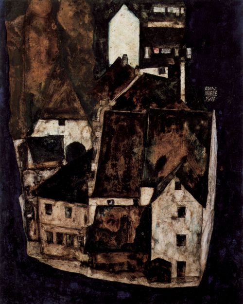 Schiele, Egon: Tote Stadt oder Stadt am blauen Fluss