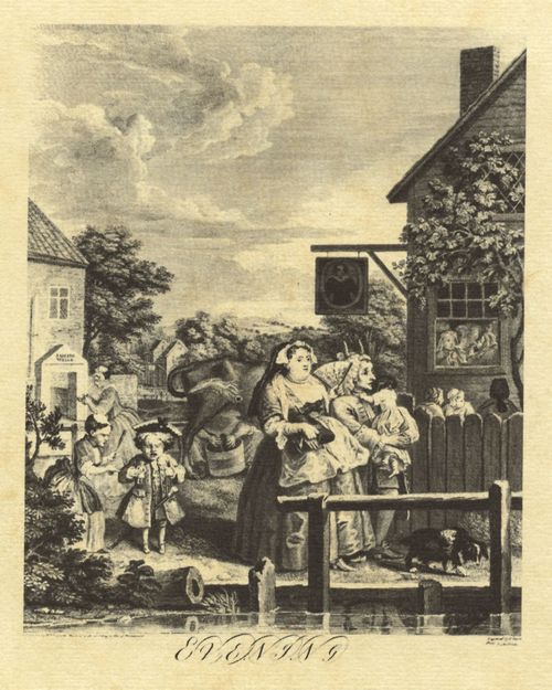 Hogarth, William: Der Abend