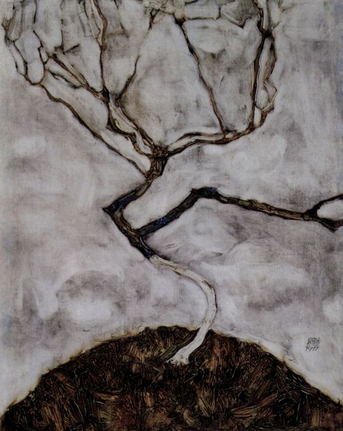 Schiele, Egon: Kleiner Baum im Sp�therbst