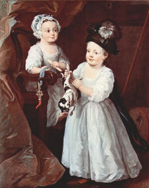 Hogarth, William: Portr�t der Lady Mary Grey und des Lord George Grey