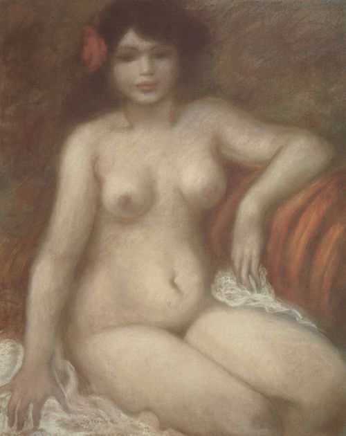 Steinlen, Theophile Alexandre: Sitzender Akt