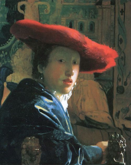 Vermeer van Delft, Jan: M�dchen mit rotem Hut