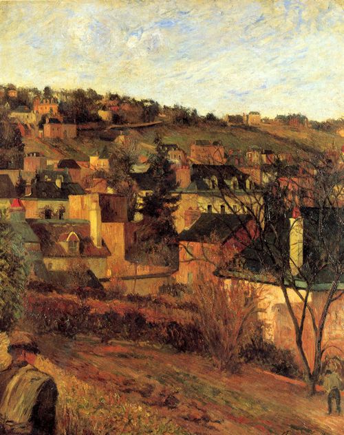 Gauguin, Paul: Blaue D�cher bei Rouen