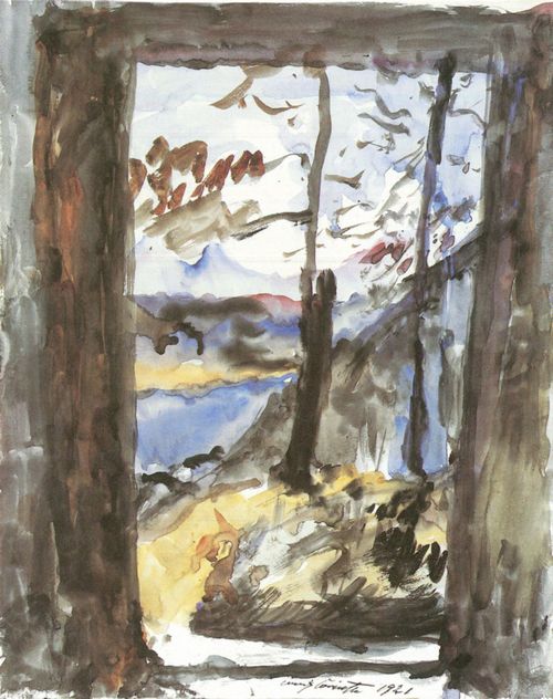 Corinth, Lovis: Blick auf den Walchensee