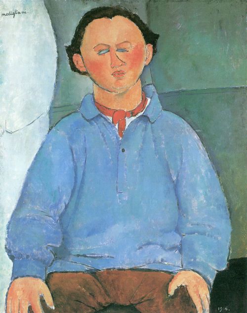 Modigliani, Amedeo: Bildnis Oskar Miestchaninoff