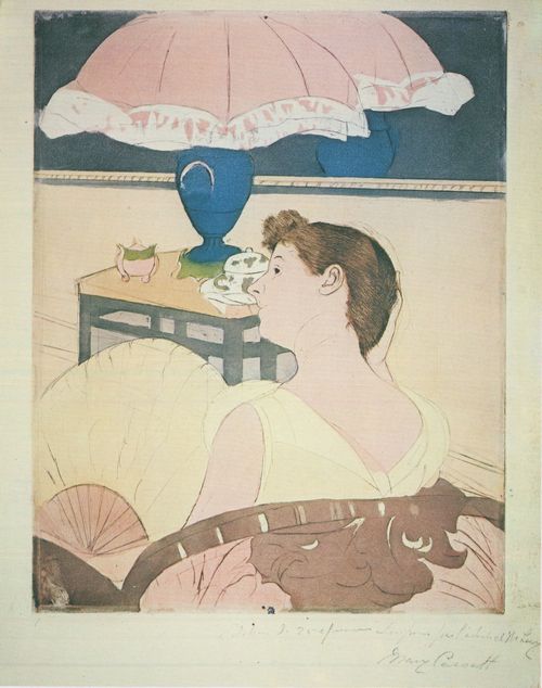 Cassatt, Mary: Die Lampe