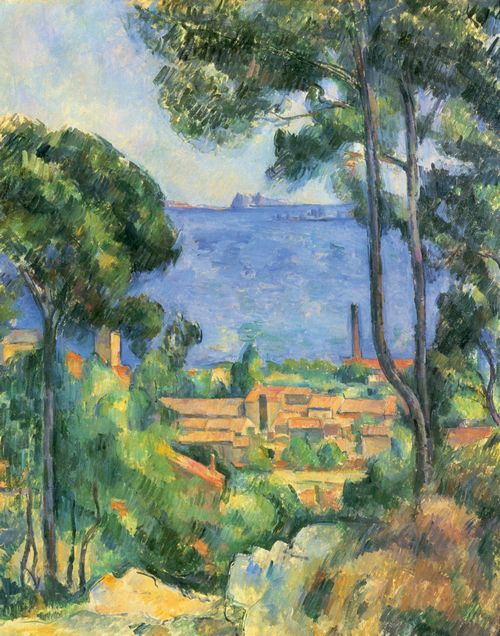 C�zanne, Paul: Blick auf L'Estaque und das Chateaux d'If (Das Meer bei L'Estaque)