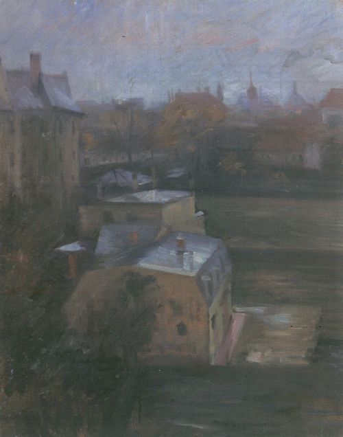 Corinth, Lovis: Blick aus dem Atelier M�nchen-Schwabing