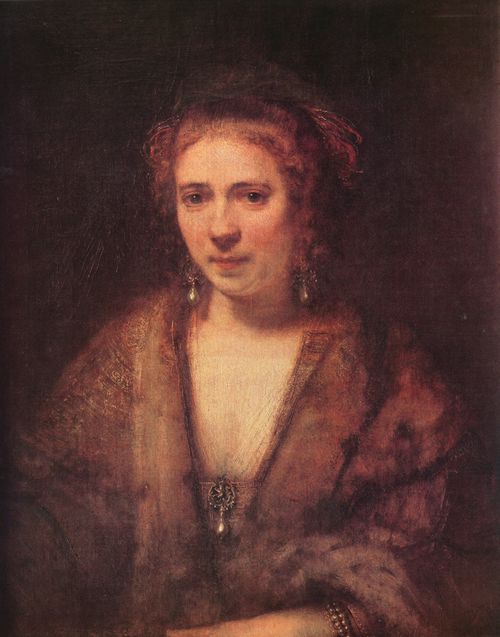 Rembrandt Harmensz. van Rijn: Portr�t der Hendrickje Stoffels