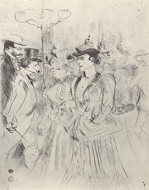 Toulouse-Lautrec, Henri de: Abendspaziergang