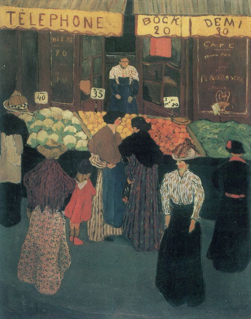 Vallotton, F�lix: Auf dem Markt