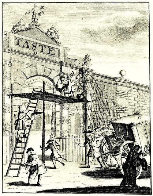 Hogarth, William: Der Geschmack, oder Burlington Gate