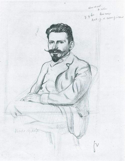 Vallotton, F�lix: Bildnis Julius Meier-Graefe