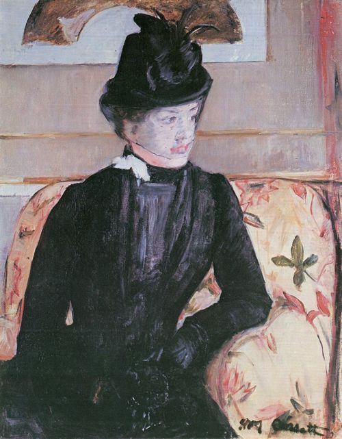 Cassatt, Mary: Junge Frau in Schwarz