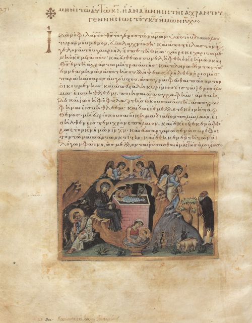 Unbekannter Buchmaler des Vatikans: Fragment aus dem »Menologion Basileios' II.«