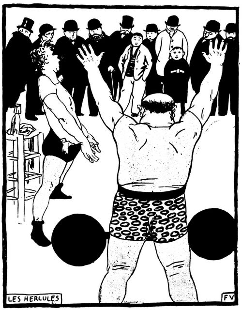 Vallotton, F�lix: Die zwei Herkules